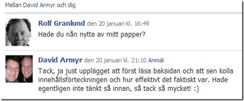 David och snabbläsningstekniken