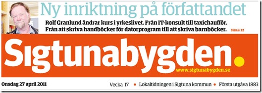 Sigtunabygden - Roffe - F&ouml;rsta sidan